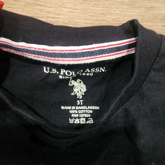 US Polo Shirt 3T C0066 - Picture 2 of 3